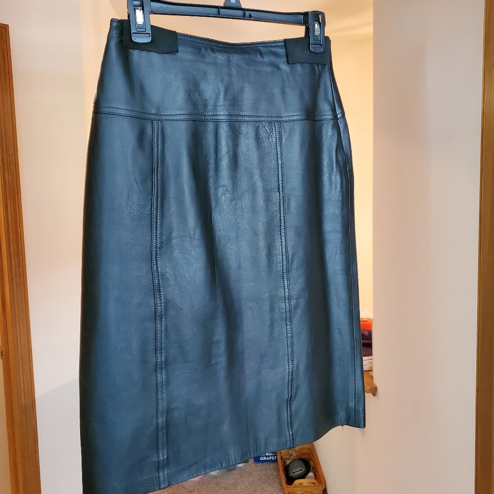 Leather skirt (vintage)